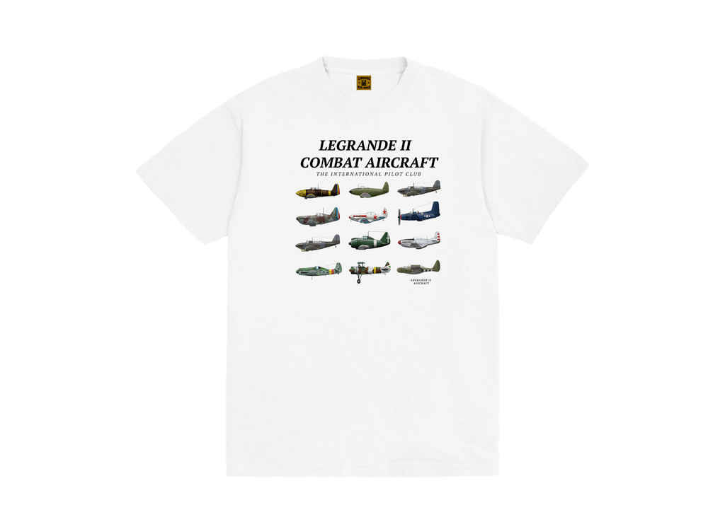 AIRCRAFT TEE [WHITE]