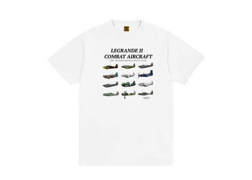 AIRCRAFT TEE [WHITE]